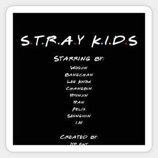 Stray k!ds as Friends. Sticker